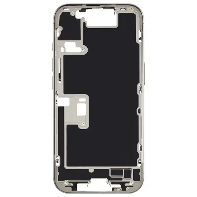 Nadomestno centralno ohišje za iPhone 16 Pro Max, Svetlo siva