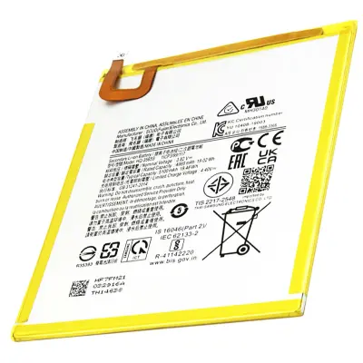 Baterija za tablični računalnik Galaxy Tab A7 Lite Li-polimer 3.82V 4980mAh 19Wh, Bela / Rumena