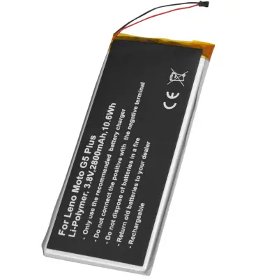 Li-Polymer baterija 3.8V za pametni telefon Moto G5 Plus, združljiva z HG40, Črna