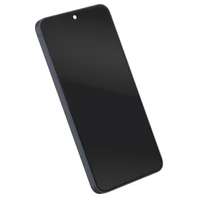Samsung, Popoln nadomestni AMOLED zaslon za Galaxy S25 Service Pack z ohišjem, Črna
