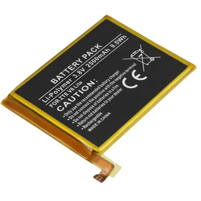 Li-polimerna baterija 3,8V za ZTE V8 Lite 2500mAh 9,5Wh, Črna