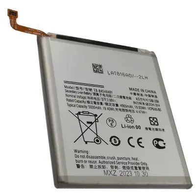 Nadomestna baterija za Galaxy A54 5G Li-Polymer 3,8V 5000mAh 19Wh, Srebrna