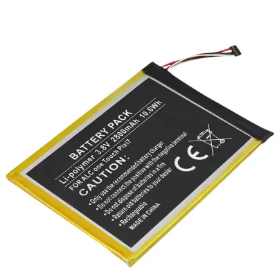 Nadomestna baterija za tablični računalnik Alcatel One Touch Pixi 7 Li-Polymer 2800mAh, Črna / Rumena