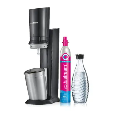 Crystal 3 0 QC črn aparat za gaziranje + 0,6L steklenica (1016411410)