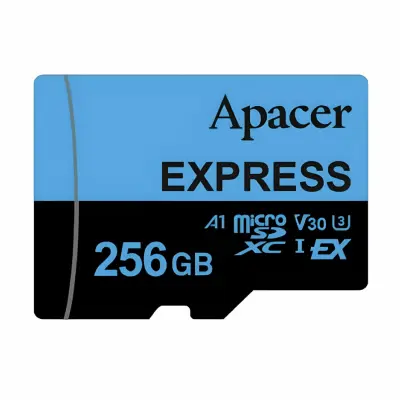 APACER microSD express 256GB spominska kartica U3 V30 AP256GMCEXG3X17-RA