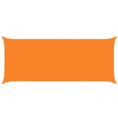 vidaXL Sončno platno Oranžna 6 x 2,5 m 100% poliester Oxford