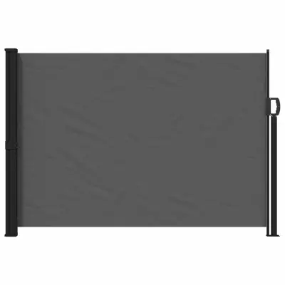 vidaXL Zložljivo stransko senčilo Antracit 300 x 170 cm Poliester