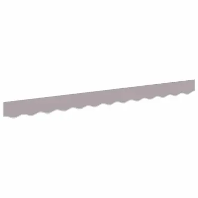 vidaXL Zaslon tende Svetlo siva 230 x 20 cm Platno