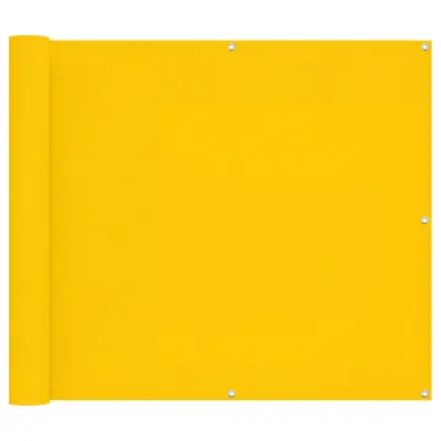 vidaXL Balconska mreža Rumena 100 x 1000 cm Oxford tkanina