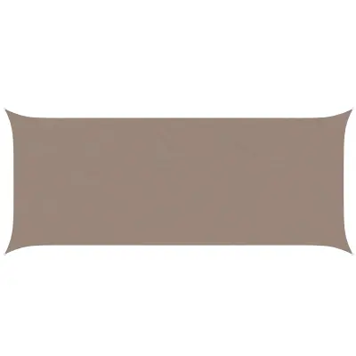vidaXL Sončno platno Taupe 6 x 2,5 m 100% poliester Oxford