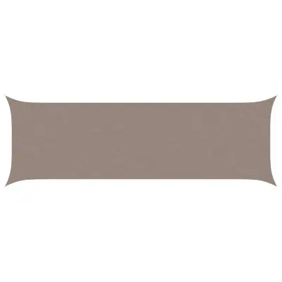 vidaXL Sončno platno Taupe 6 x 2 m 100% poliester Oxford