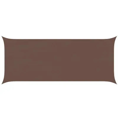 vidaXL Sončno platno Rjava 6 x 2,5 m 100% poliester Oxford