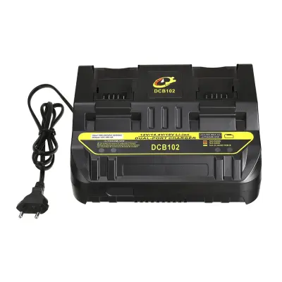 Nadomestni Del Za Polnilnik Dewalt DCB102 – Dvojni Polnilec 10.8V–20V, 2x2A, Compatible With DCB120, DCB204, DCB182
