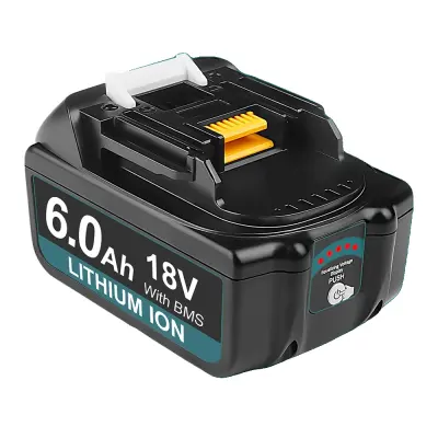 Makita 18V baterija, polnilna Li-ion, zamenjalni paket polnilca, 6Ah baterija 1 kos