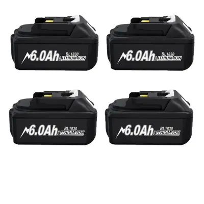 Makita 18V Baterija, Polnilna, Litij-ionska Celica, 6.0Ah-4PCS