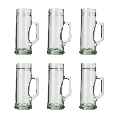 Set 6 pivskih kozarcev 0,5L premium gladki vrči