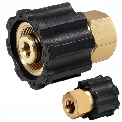 Adapter Redukcija M22x1.5 Za 3/8 Notranji Šoba | Nadomestni Del Za Visokotlačni Čistilnik Kärcher HD HDS, Mosičnik, O-Ring