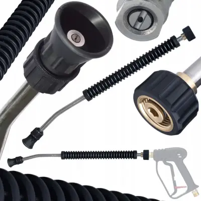 Zagičena Sulica 50 Cm 15° – Šoba Ravnega Curka | Notranji Navoj M22x1.5, Nerjaveče Jeklo, Za Karcher HD HDS