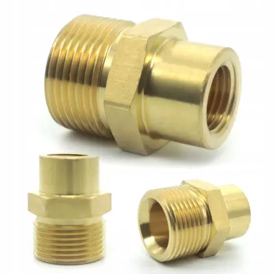 Adapter Redukcija M22 M To M14 F – Brass Redukcija Za Pištolo In Cev Visokotlačnega Čistilnika | Natančni Navoj