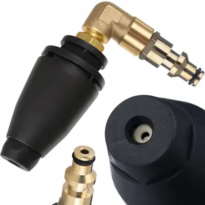 Anglejet QC 90° Šoba – Turbo Šoba 90° Rotacijska | Nadomestni Del Za Visokotlačni Čistilnik Parkside PHD 110 C1–150 G4