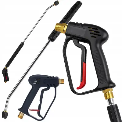 Set Pistol In Brizgalna Cev 90 Cm From Šobo – Nadomestni Del Za Visokotlačni Čistilnik Kärcher HD HDS Kranzle M22x1.5 | 345 Barov, 150°C, 40 L/