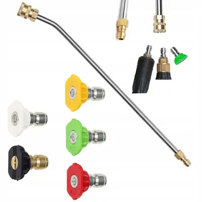 Set 5 Šob Za Visokotlačni Čistilec – Hitri Spoj, Cat 0°-60°, Max 250 Bar, 60°C | Za Rosfix, Lavor, Parkside