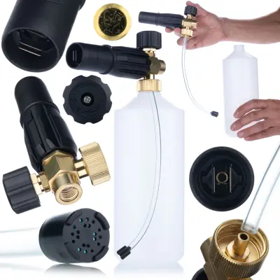 Pianilna Šoba S0401 1000 Ml – Nastavek Za Penjenje Z G1/4" F Navojem, 1.23 Mm | Max 220 Bar, Mosičnik