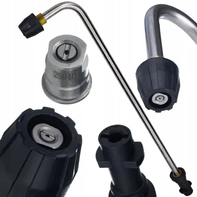 Lance Šoba Kotna 90° 80 Cm – Nadomestni Del Za Visokotlačni Čistilnik Kärcher K2–K7, M18, 160 Bar, 15 L/Min