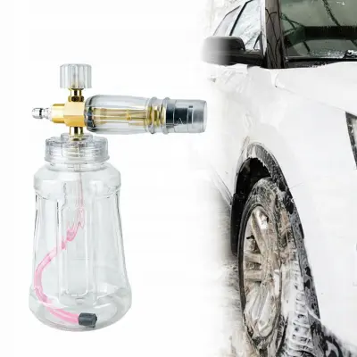 Clearfoam Projet CF100 Penilna Šoba – MosiężNo Ohišje, 1L Prozorni Rezervoar, Nastavljiv Kot In Doziranje | Za Visokotlačne Čistilnike