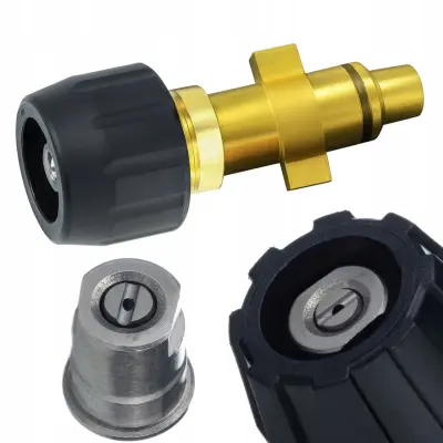 Hydrojet Flatlance Prosteel – Brizgalna Cev Za Visokotlačni Čistilnik Parkside Lavor | Mosiđ, Nerjaveče Jeklo, Pritisk Do 160 Bar