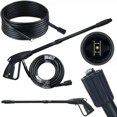 Pistol With Vario Šobo In Nastavljivim Kotom – Vzdržljiv Visokotlačni Pistol With 5 M Cevjo M22x1.5 |  Kärcher K2–K7, 155 Bar, 60°C