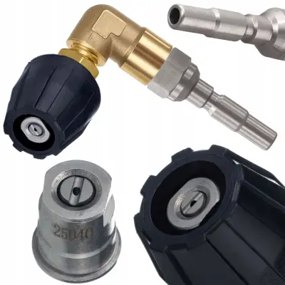 Mini Brizgalna Cev 90° – Zamenljiva Ravna Šoba M18x1.5 | Nadomestni Del Za Airless Brizgalnik Kranzle 1050 P TS TST XA15 XA17