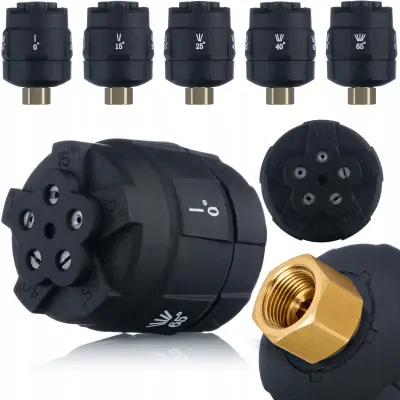 Multijet 6W1 035 M18 – Nastavljiva Šoba Za Visokotlačni Čistilnik Kärcher HD HDS | 6 Načinov Šoba, M18 Navoj