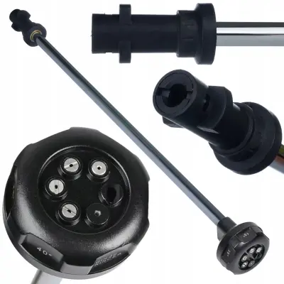 Šoba 6-Stopenjska 45 Cm – Nadomestni Del Za Visokotlačni Čistilnik Kärcher K2–K7 | Bajonet, Nastavljiv Kot, Kemija LOW, Izpiranje