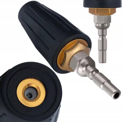 Nadomestni Del Za Visokotlačni Čistilnik Kranzle XA 15 XA 17 – Turbo Rotacijska Šoba, 207 Bar, Keramika, Hitra Spojka D10