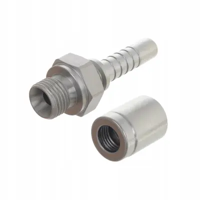 Zakucje In Sleeve For Visokotlačne Cevi DN6 – Vtič G1/4" Moški | Jeklo 12.3x16x27 Mm, Visoka Trajnost