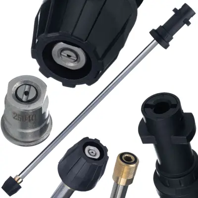 Lance Šoba Za Visokotlačni Čistilnik Kärcher K2–K7 – Širok Tok, 160 Bar, 60°C, Bajonet K, Dolžina 44,5 Cm