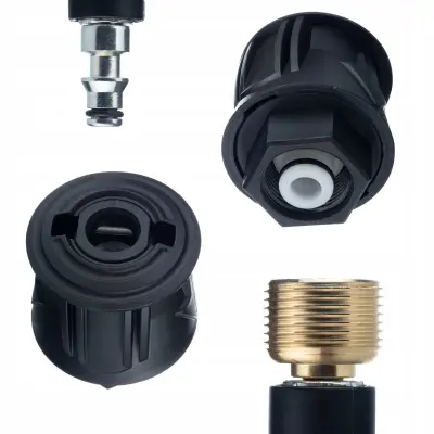 M22-Lavor Adapter – Redukcija Navoja M22x1.5 Za Cev Lavor Click | 160 Bar, 14 Mm Pin, Za Visokotlačne Čistilnike