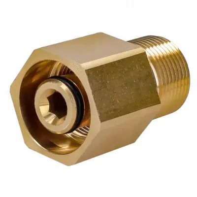 Easy!Lock 5 Adapter – Nadomestni Del Za Visokotlačni Čistilnik Kärcher HD HDS, M22x1.5, 300 Bar, 155°C, Medeninast
