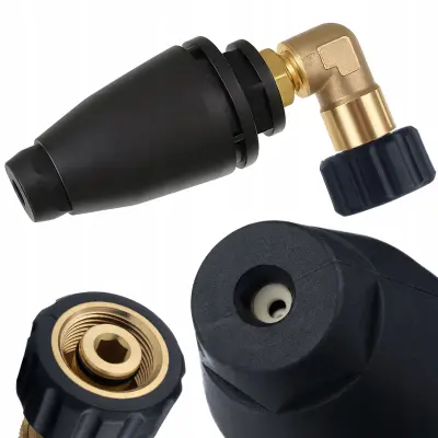 Anglejet 90° Rotacijska Šoba – Kotična Turboduza M22 Notranji Navoj | Nadomestni Del Za Visokotlačni Čistilnik Karcher Bosch GHP, 150 Bar