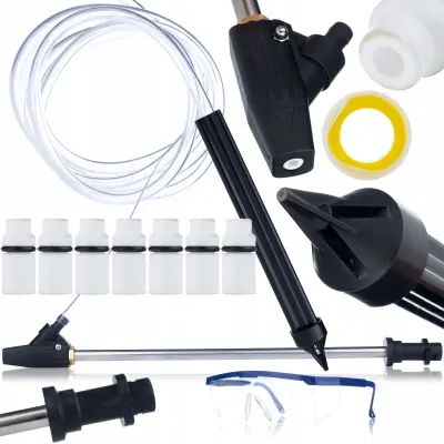 Set Šob Za Peskanje – Nadomestni Del Za Visokotlačni Čistilnik Kärcher K2–K7, 7 Šob, 160 Bar, 10 L/Min, Očala