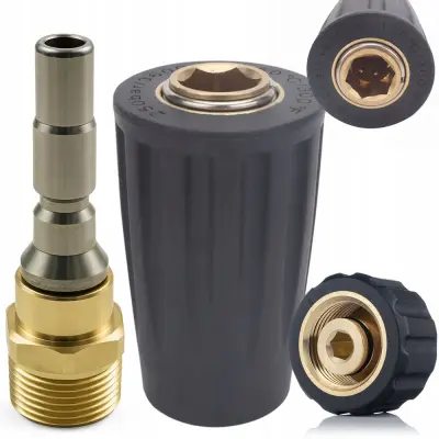 Hitri Spojok M22 Brizgalna Cev Set – Nadomestni Del Za Airless Brizgalnik Kärcher HD HDS | 250 Barov, 150°C, M22x1,5 Mm