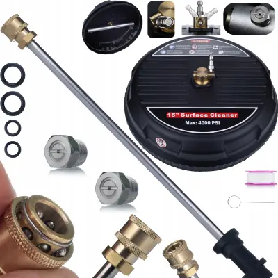 Set T-Racer Pro 15" Penilna Šoba In Brizgalna Cev 58 Cm – Nadomestni Del Za Visokotlačni Čistilnik Kärcher K2–K7