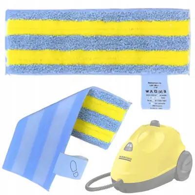 Nadomestni Del Za Parni Čistilec Kärcher SC Easyfix – Rumena Mikrovlakna, Pritrjevanje Na Žko, Pralna, Visoka Vpojnost