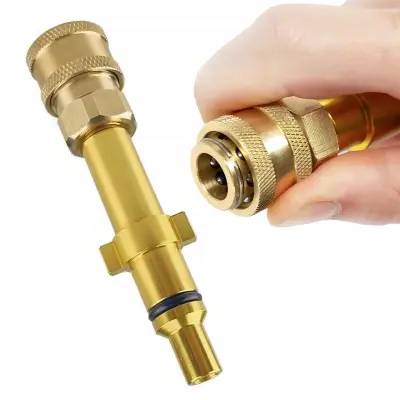 Brasspro NH-AK Brass Adapter – Quick Connector 1/4" | Nadomestni Del Za Visokotlačni Čistilnik Nilfisk Huter Anlu Kolner