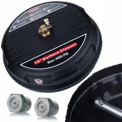 T-Racer M18 Penilna Šoba – Rotacijska Čistilna Krtača Za Karcher HD HDS | Notranji Navoj M18, 2 Rotacijski Šobi, Zaščita Proti Razprševanju