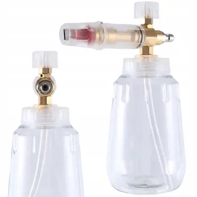 Penilna Šoba 1.2 Mm – Prosojen 1L Rezervoar, Mosično Ohišje, Nastavljiv Kot Šoba | Za Visokotlačne Čistilnike Karcher K2–K7