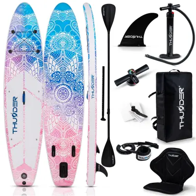 SUP deska Thunder 350 cm – nosilnost 150 kg, komplet z veslom, sedežem in tlačilko