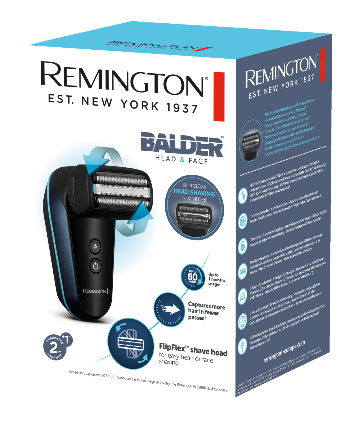 Brivnik za glavo in obraz REMINGTON XF8000 Balder™ Head & Face