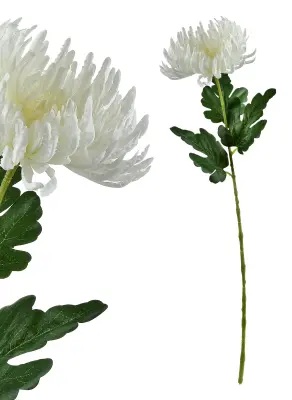 Vejica umetne krizanteme umetna masa VIRIDIS AW25 70x15 cm naravna 1 kos